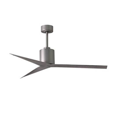 Ventilateur de Plafond Eliza 142cm Nickel Bois vieilli