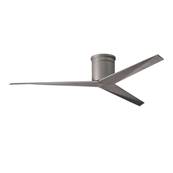 Ventilateur Plafond Eliza-H 142cm Nickel Bois vieilli