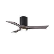 Ventilateur Plafond avec LED Irene-3HLK 106cm Noir Bois Vieilli