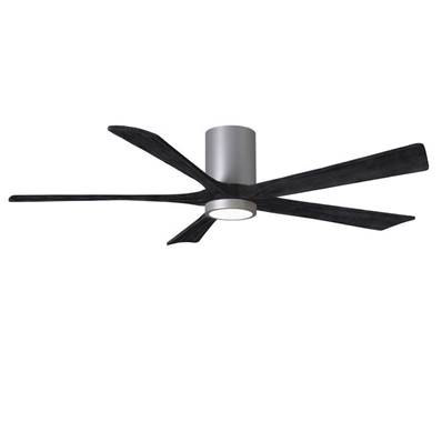 Ventilateur Plafond avec Lumière Irene-5HLK 152cm Nickel Noir