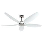 Ventilateur Plafond Eco Volare 142cm Chrom Blanc