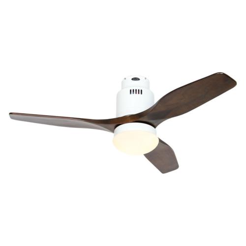 Ventilateur Plafond Aerodynamix Eco 112cm Blanc Noyer