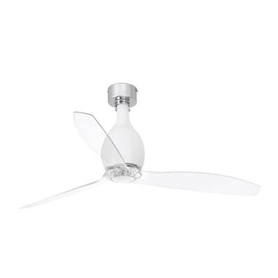 Ventilateur Plafond Mini Eterfan 128cm Blanc Transparent