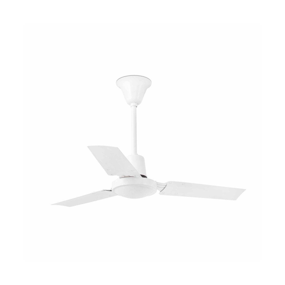 Ventilateur Plafonnier Mini Indus 92cm Blanc