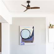 Ventilateur de Plafond Just Fan 81cm Noir Noyer