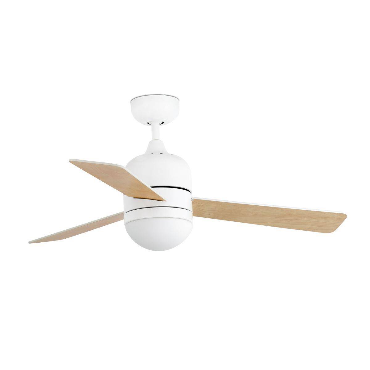 Ventilateur Plafond Cebu 102cm Blanc Erable