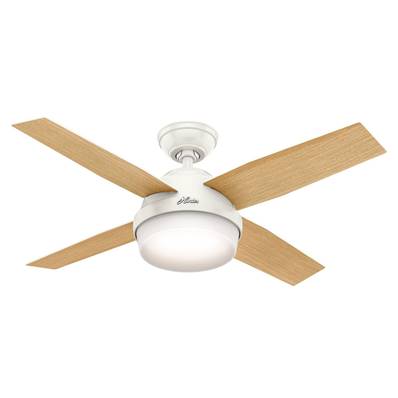 Ventilateur Plafond Dante 112cm Blanc Chêne Blanc