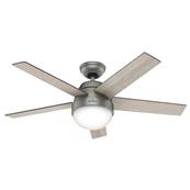 Ventilateur Plafond Stile 117cm Argent Chne Noyer