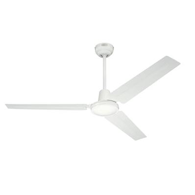 Ventilateur de Plafond INDUSTRIAL 142cm Blanc