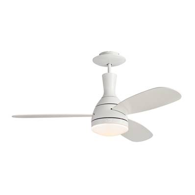 Ventilateur de Plafond CUMULUS 122cm Blanc Pin Blanc Lavé