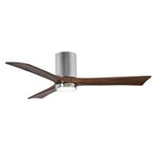 Ventilateur Plafond Irene-3HLK 132cm Chrom poli Noyer