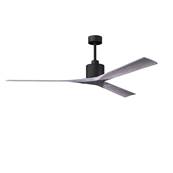 Ventilateur Plafond Nan XL 183cm Noir Bois vieilli