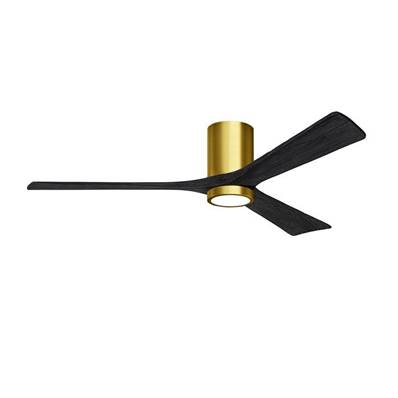 Ventilateur Plafond avec Lumière Irene-3HLK 152cm Laiton Noir