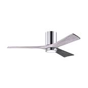 Ventilateur Plafond avec LED Irene-3HLK 132cm Chromé Poli Bois Vieilli