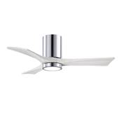 Ventilateur Plafond avec LED Irene-3HLK 106cm Chrom Poli Blanc