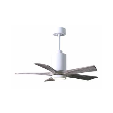 Ventilateur Plafond Patricia-5 106cm Blanc Bois Vieilli