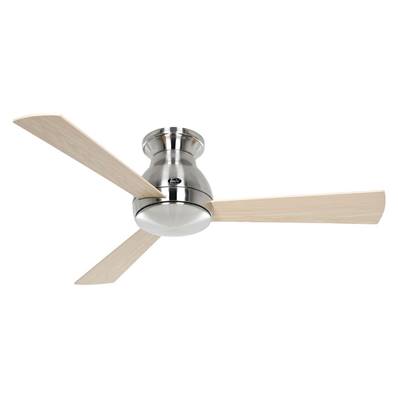 Ventilateur de Plafond Eco Pallas 116cm Chromé Erable Hêtre