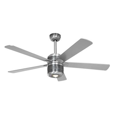 Ventilateur de Plafond Alu 132cm Aluminium Argenté Cerisier