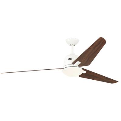 Ventilateur Plafonnier Eco Aviatos 162cm Blanc Noyer