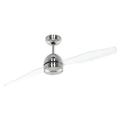 Ventilateur Plafonnier Libelle 132cm Chromé Acrylique