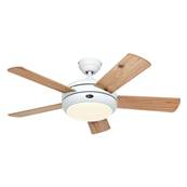 Ventilateur Plafond Titanium 105cm Blanc Htre Pin