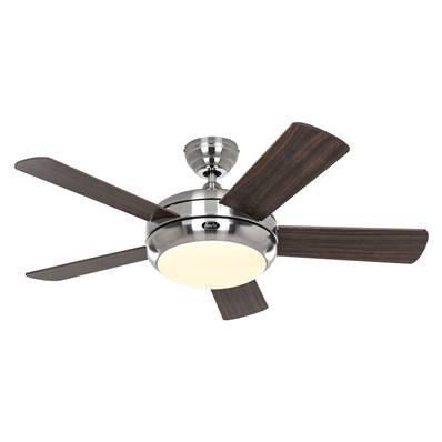 Ventilateur Plafond Titanium 105cm Chromé Cerisier Noyer