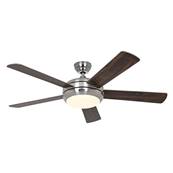 Ventilateur de Plafond Titanium 132cm Chrom Noyer Cerisier