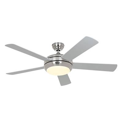 Ventilateur Plafonnier Titanium 132cm Chromé Blanc