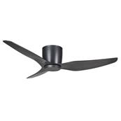 Ventilateur Plafond Bas Extrieur Flush 122cm Noir