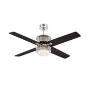 Ventilateur Plafond OSCAR 122cm Nickel Brossé Wengue Graphite