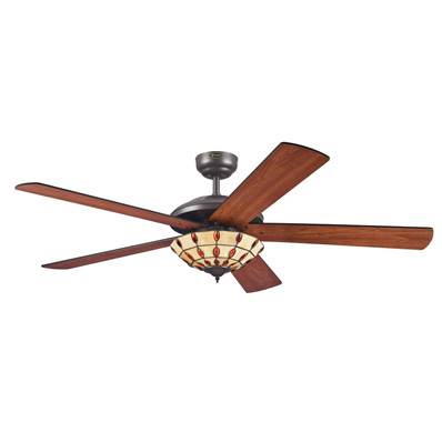 Ventilateur de Plafond COMET TIFFANY 132cm Espresso