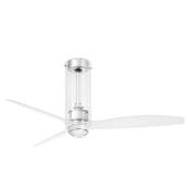 Ventilateur Plafond Tube Fan 128cm Chrom Transparent