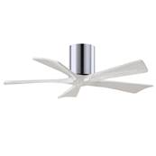 Ventilateur Plafond Irene-5H 107cm Chromé poli Blanc