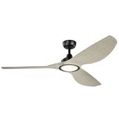 Ventilateur Plafond Imari 165cm Noir Noyer blanchi Noyer foncé