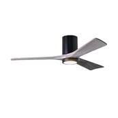 Ventilateur Plafond avec LED Irene-3HLK 132cm Noir Bois Vieilli