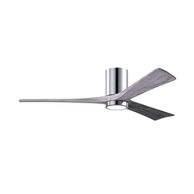 Ventilateur Plafond avec LED Irene-3HLK 152cm Chromé Poli Bois Vieilli