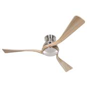 Ventilateur Plafonnier Eco Regento 140cm Chromé Bois Naturel