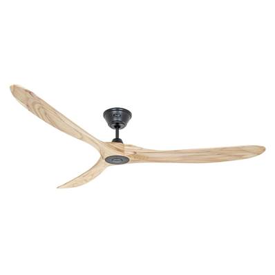 Ventilateur de Plafond Eco Genuino 180cm Noir Bois Naturel