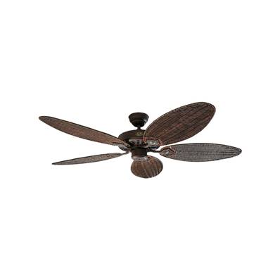 Ventilateur Plafonnier Royal Classic 132cm Bois antique Rotin