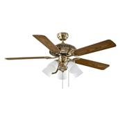 Ventilateur Plafond Centurion 132cm Bronze Chêne Noyer