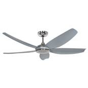 Ventilateur Plafond Eco Volare 142cm Chrom Gris