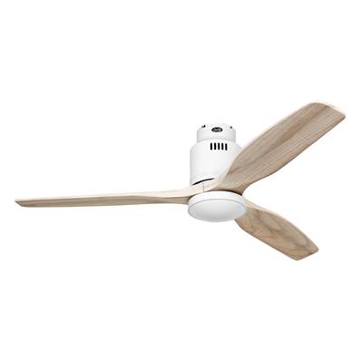 Ventilateur Plafonnier Aerodynamix Eco 132cm Blanc Bois Naturel