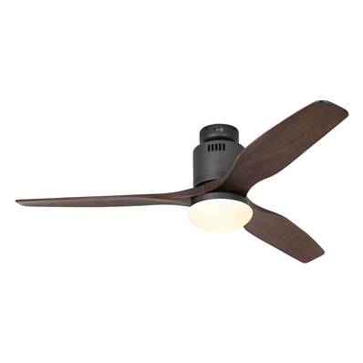 Ventilateur Plafonnier Aerodynamix Eco 132cm Basalte Noyer