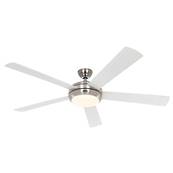 Ventilateur Plafond Titanium 162cm Chrom Blanc Gris