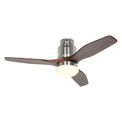 Ventilateur Plafond Aerodynamix Eco 112cm Chrome Noyer