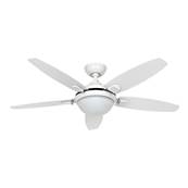 Ventilateur Plafond Contempo 132cm Blanc Chêne Blanc