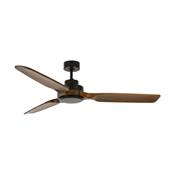 Ventilateur Plafond Soalhaven 143cm Noir Marron