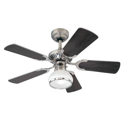 Ventilateur Plafond PRINCESS RADIANCE II 90cm Etain Chrome