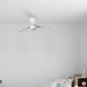 Ventilateur plafond 90 cm MINI PUNT TUB S LED blanc