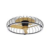 Ventilateur Plafond Nature 79cm Noir